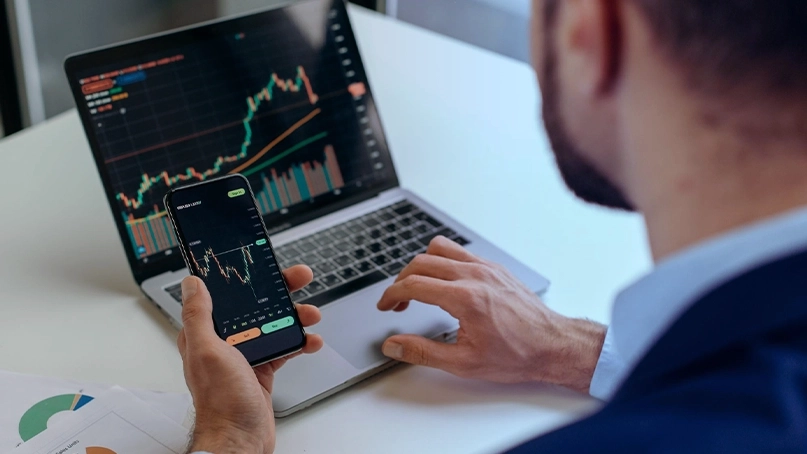 Dashboard di trading IA di Chain Exelon Fin